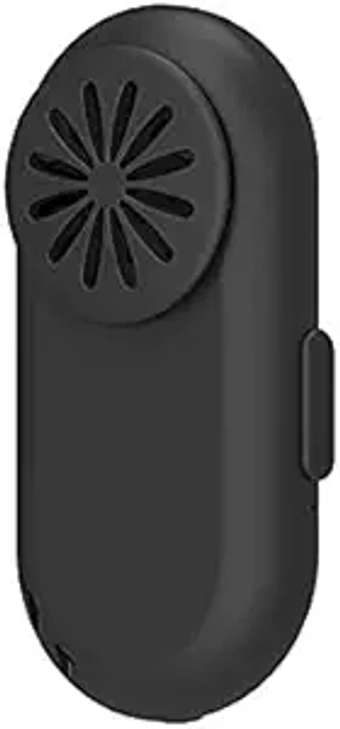 Rechargeable Face Mask Fan, Clip Air Purifier Fan for Mask USB Mini Fan Personal Air Cooling Fan for Face Mask 3 Speed Lightweight and Non-sense to Wear (Black)