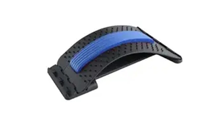 Back Stretcher for pain relief, Stretcher Spinal, Lower and Upper Muscle Pain Relief, Perfect Waist Curve, Lumbar Relief for Back Pain/Neck, and Relief for Herniated Disc, blue