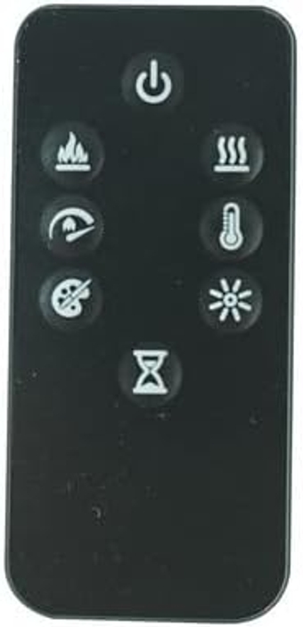 Remote Control for Dimplex XHD28L-INT DF26L-PRO DF26DWC-PRO DF28L-PRO DF28DWC-PRO XHD23L-EU XHD26L-EU 3D LED Electric Fireplace Infrared Quartz Space Heater