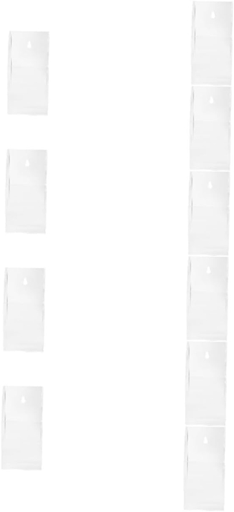 10pcs 1 The Office Decor Mobile Phone Holder Remote Control Holder Organizer Clear Remote Controller Holder Table Top Decor Cellphone Stand Wall-mounted Remote Control Box