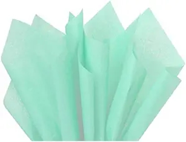 Mint Green Gift Wrap Tissue Paper | Size: 15 Inch X 20 Inch | Count: 10 Sheets | Color: Mint Green