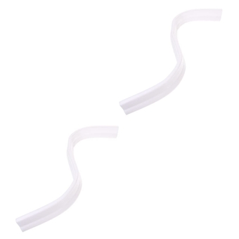 2pcs Bathroom Waterproof Strip Kitchen Waterproof Strip Water Blocking Strip Floor Sink Silicone Caulk Remover Rv Shower Pan Dry and Retaining Strip Water Stopper Wet and Dry Hose