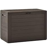 GOLINPEILO Patio Storage Box, Outdoor Storage for Patio Furniture Cushions,Garden Tools and Pool ...
