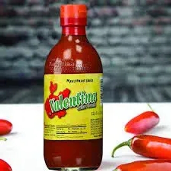 Valentina Salsa Picante Mexican Hot Sauce - Yellow Label - Mild / Medium Spicy - 12.5 Ounce (Oz) Bottles - Hot Ones Sauces Favorite Valentinas Brand - Packed by   Bundle Packs (Pack of 4)
