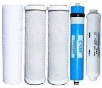 – 5 Pack Reverse Osmosis Under Sink RO Water Filter System Kit Compatible with Most 10" Water Filtration System – Remove Bad Taste & Odor – Whole House Replacement Filter Cartridge