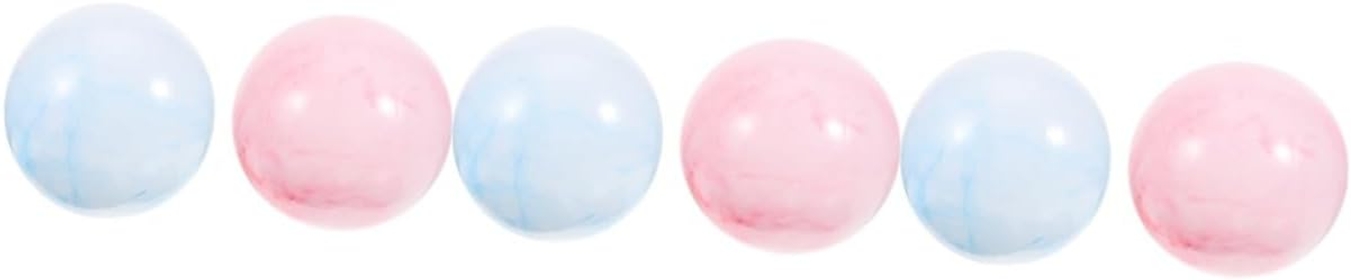 6 Pcs Small Workout Balls Balance Ball Core Ball Barre Ball Gym Ball Pregnancy Ball Birthing Ball Pilates Exercise Ball Swiss Ball Exercise Supplies Multipurpose PVC Fitness