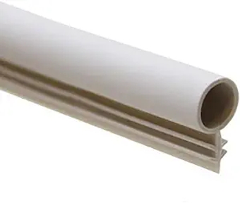 1/4" Window Kerf Bulb Weatherstrip Mount Slot Seal in 2 Colors and 6 Lengths (100, White)