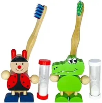 Toothbrush Timer for Kids 2 Minutes | Visual Timer for Kids | Hourglass Sand Timer | Visual Timer for Toddlers | Hourglass with Sand | Kids Timer Toothbrush Timer| Sand Timer for Kids (Green)