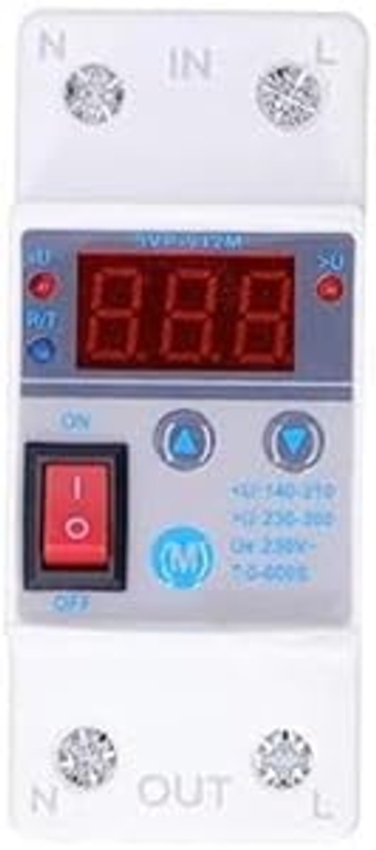 Industrial Voltage Protector - Overvoltage Device - Surge - Electrical Power Supply Equipment - High Amperage Surge Protector for Home and Office Use