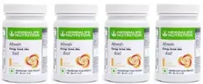 AFRESH ENERGY DRINK COMBO GINGER FORMULA 1 Shakemate Shake Mate Afresh Energy Drink Protein Powder Vannila Shake Mango Shake Set Of 4 (4x50 g, GINGER)