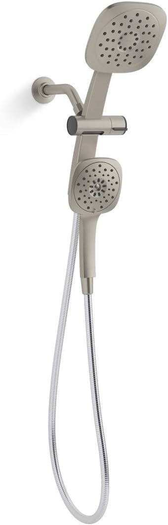 KOHLER R31250-G-BN Adjuste 3-in-1 multifunction 1.75 gpm combo shower kit, Vibrant Brushed Nickel