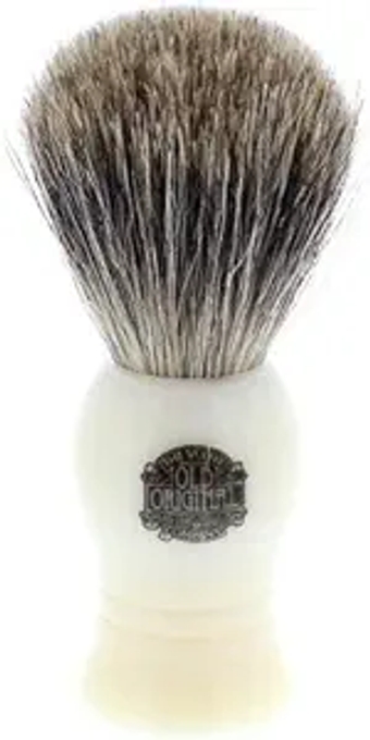 1000A Pure Badger Shaving Brush, Faux Ivory