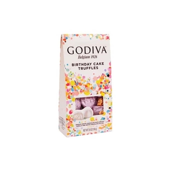 Godiva Chocolate Birthday Cake Truffles – Cake Flavored Gourmet Chocolate For All – For Any Birthday Celebration – Pack of 3.6 oz. Packed by