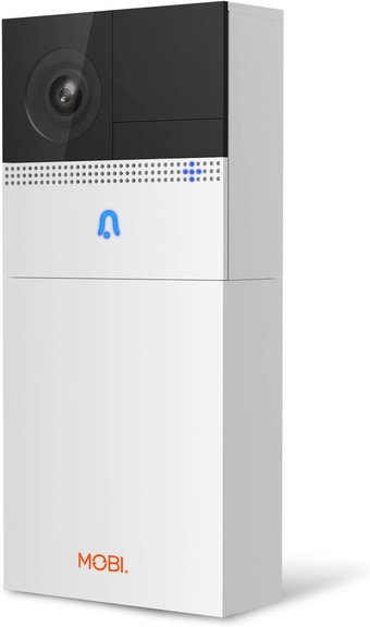 Motion Sensor Night Vision Video Doorbell Replaces Existing Wired/Wireless Doorbells, Freely Connects to App, Includes Memory Card Slot - Alexa/Google Compatible
