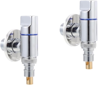 2pcs Washing Machine Faucet Manual Washing Machine Washing Machine Mini Toilet Accessories Water Spigot Bathroom Accessory Angle Stop Valves Washer Shut off Valves Plumbing Fitting