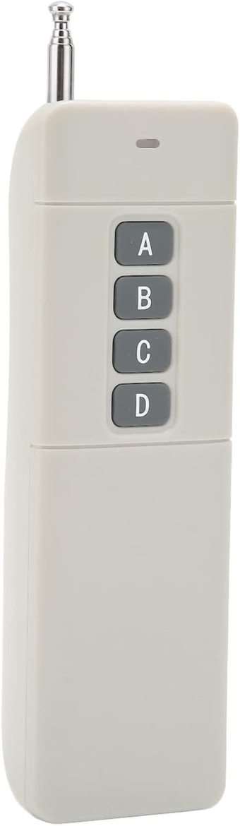 Garage Gate Remote Switch, Universal 433MHz 4 Channel Cloning Remote Control, Wireless Learning Copy Controller, for Electric Door Window, Car Alarm