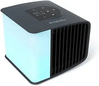 evaSMART Personal Evaporative Air Cooler and Humidifier and Portable Air Conditioner EV-3000, Stormy Grey