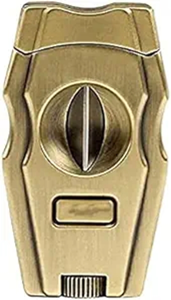 Cigar Cutter, V-Cut Cigar Cutters, Sharp Blade Even Cutting,Stainless Steel Cigar Cutter with Hole Opener,Ergonomic Design, for Most Size of Cigars