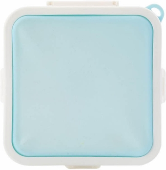 Sandwich Containers Sandwich Box Food Storage Shape Holder Plastic for Lunch Boxes Bread Sandwich for Kids Adults Prep Microwave Dishwasher Containers for Organizing Pantry (Blue, One Size)