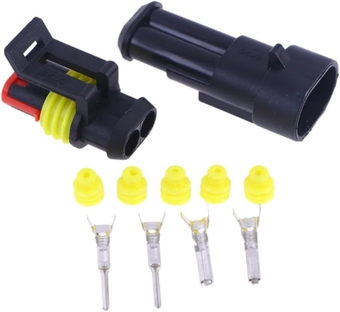 3 Crimpers Shrink Tubing Easy Installation Shrink Tube Marine Connector Welchs Pin Connector Motorcycle Connector Boat Connector Plug Connector Waterproof Connector Car Plug Socket