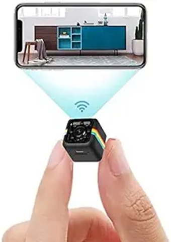 Hidden Spy Camera WiFi Wireless Camera 1080p Mini Home Security Camera Small Cam,Home Camera for Pet/Baby,Outdoor/Indoor Camera Wireless,for Mobile Phone Applications in Real Time No Need Wifi Cam