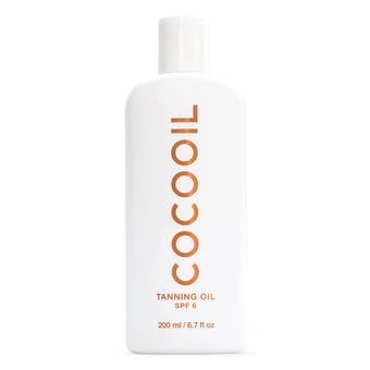 Tanning Oil SPF 6 | Organic Coconut Oil, Natural Botanical Oils, Cruelty Free | 6.7 Fl Oz