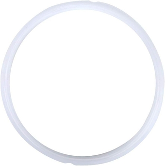 1 PCS Silicone Sealing Ring Accessory Compatible with Pot 5/6 Qt, 8Qt Pressure Tool Silicone Gasket Accessories Rubber Sealer Replacement (6Qt White)