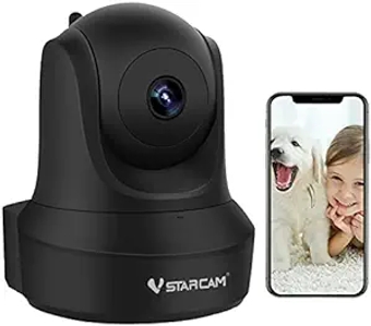 Indoor Security Camera, 1080P HD WiFi Camera, Baby Camera, Pet Camera, Baby Monitor with Night Vision 2-Way Audio, Dog Camera with Phone APP, Motion Detection & Cloud Storage