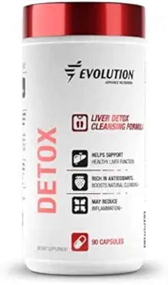 Evolution Advance Nutrition Liver Care Support Formula for Men and Women – Dietary Supplement Support for Liver Detox, Boost Natural Cleansing and Reduce Inflammation (90 Capsules)