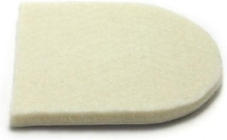 100 Felt Heel Cushion/Lifts for Shoes and Boots, 1/4", Adhesive Backing