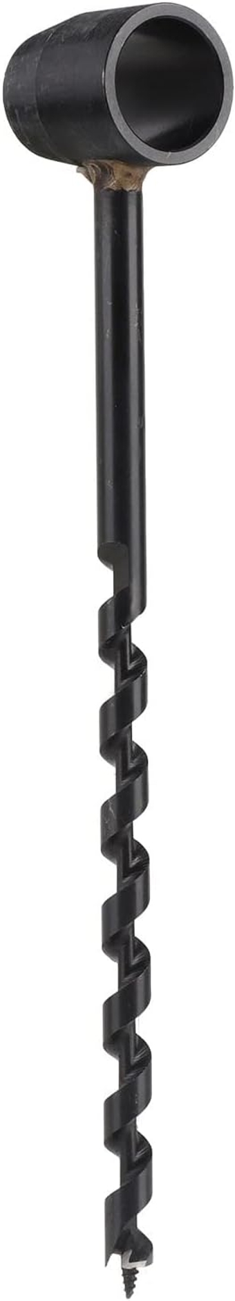 Settlers Tool Survival Hand Auger Wrench,Auger Drill Bit, Black Manual Auger Drill High Hardness Light Weight Portable Survival Drill for Wilderness Woodworking(10-230mm)