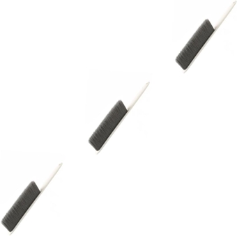 3 Pcs Microfiber Brush Home Cleaning Brush Long Handle Dusting Brush Hair Drafting Brush Fiber Dusting Brush Work Bench Table Brush Soft Cleaning Brush White Sofa Bristles