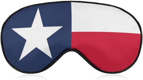 Flag of Texas Sleep Masks,Soft American Eye Masks with Adjustable Strap,Comfortable Sleeping Masks for Men,Women