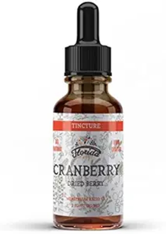 Cranberry Tincture, Organic Cranberry Extract, Cranberry Drops (Vaccinium Macrocarpon)