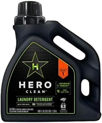 Liquid Laundry Detergent – 5 in 1 Sport + Everyday with World-Class Odor Control, Advanced 7 Enzyme System for Stains. Juniper Scent (100 Oz)