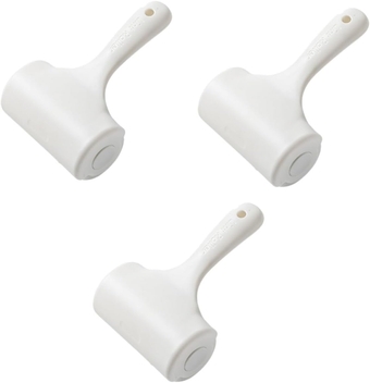 3pcs Roller Brush Tearable Carpet Scraper Hair Cleaning Roller Clothing Lint Remover Lint Remover Tool Fabric Lint Shaver Sticky Lint Roller Double Sided White Clippers Travel