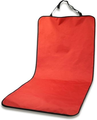 Car Seat Protector, Oxford Cloth Car Seat Cover Pet Seat Pad Waterproof Car Seat Cushion Universal for Car Pet Seat Mat (red)