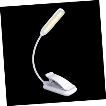 Reading Book Clip Lamp LED ledlight Night Reading Light Reading Lamps for Bed headboard Rechargable Book Light Book Light for Desktop Light Simple Lamp Charge Clip Light