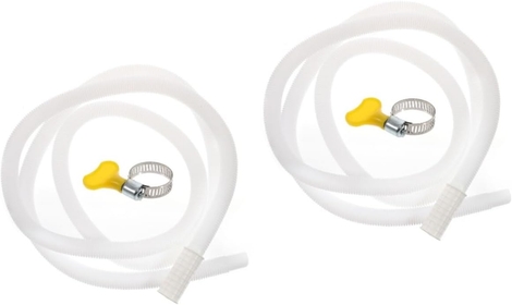 2pcs Air Conditioner Drain Pipe Portable Washing Machines Portable Air Conditioner Hose Outdoor Hose Water Drain Hose Kit Ac Drain Hose Connector Ac Hose Tube for Ac Unit Thicken