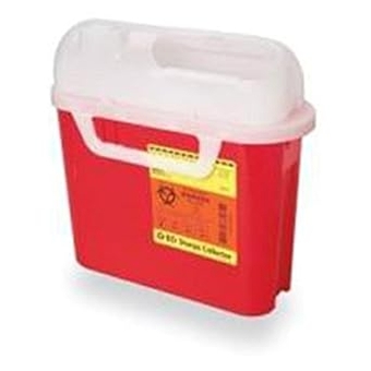 WP000-305443 305443 305443 Container Sharps Side Entry Red 5.4qt Ea Becton-Dickinson