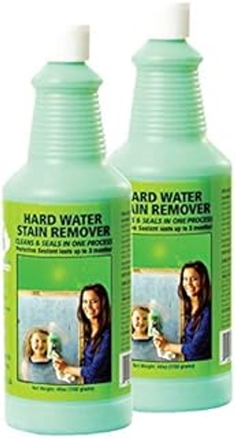 Bio Clean: Eco Friendly Hard Water Stain Remover (40oz Large). Pack of 2