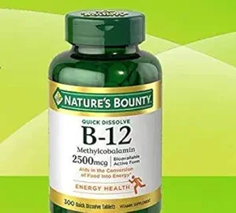 B-12 2500mcg, 300 Tabs