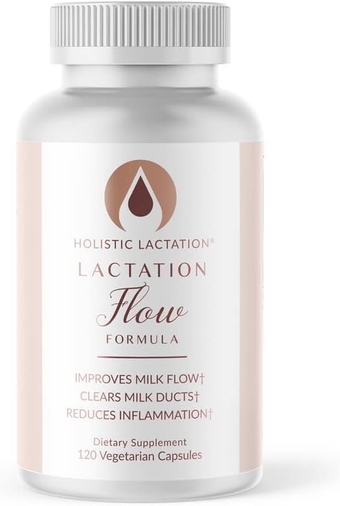 ®  Flow Formula (60 Servings), Supplement to Support Breastmilk Flow & Milk Supply, Contains Breastfeeding Probiotic and Choline, Lecithin-Free