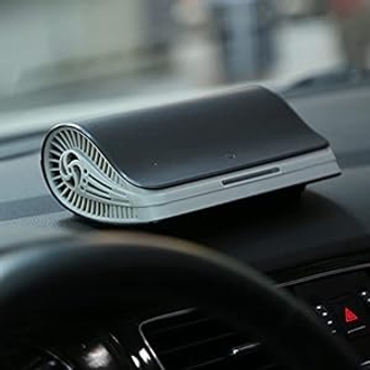 Car Air Purifier Freshener,  Ionic 5 stage filtration with HEPA Filter, Odor Eliminators. Removes Dust, Pollen, Smoke, Bad Odors For Car/RV/Room