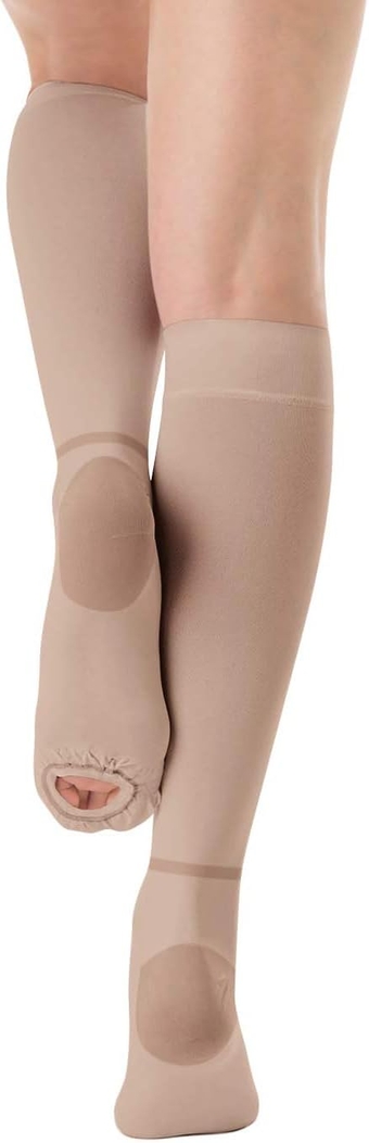 T.E.D. Anti Embolism Compression Stockings for Women & Men,Knee High Ted Hose 15-20 mmHg Medical Compression Socks with Inspect Toe Hole