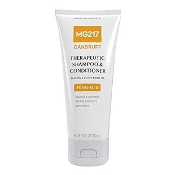 Dandruff Shampoo & Conditioner, 3percent Salicylic Acid Shampoo & Conditioner, 8 oz Tube, Clear