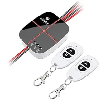 Smart WiFi Relay Switches Wireless 433Mhz RF Remote Control Light Switch Timer Controller for Household Appliance Compatible with Alexa, Google Home DC 5V 12V 24V 2 Channels