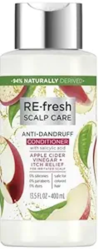 Scalp Care Anti-Dandruff Conditioner, Silicone-Free Apple Cider Vinegar + Itchy Relief for Irritated Scalp 13.5 fl oz - Pack of 1