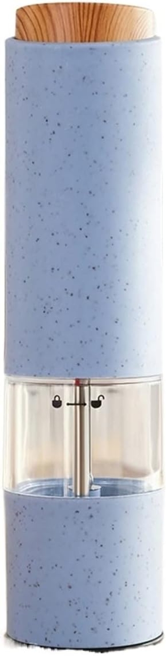 Black Pepper Grinder Electric Salt Pepper Grinder Set With Holder Automatic Spice Herb Mill Adjustable Coarseness Core Mills Peppermill ( Color : B , Size : 1 PCS )