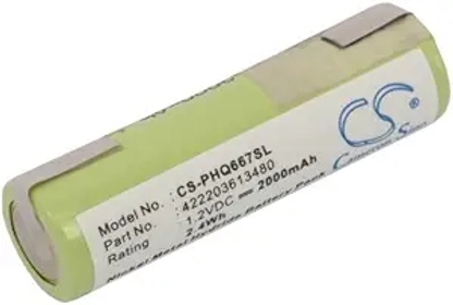 Replacement Battery for PHP Norelco 6613X Norelco T900 Norelco T765 Norelco 7140XL 5810XL 5811XL 5814XL 5818XL HP2750 HQ6675 HQ6676 HQ6695 HQ851 HQC280